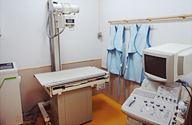 レントゲン・エコー眼科検査室